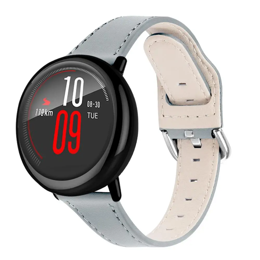 Одежда высшего качества Замена кожаный ремешок для Xiaomi Huami AMAZFIT Stratos 3 2 2s темп