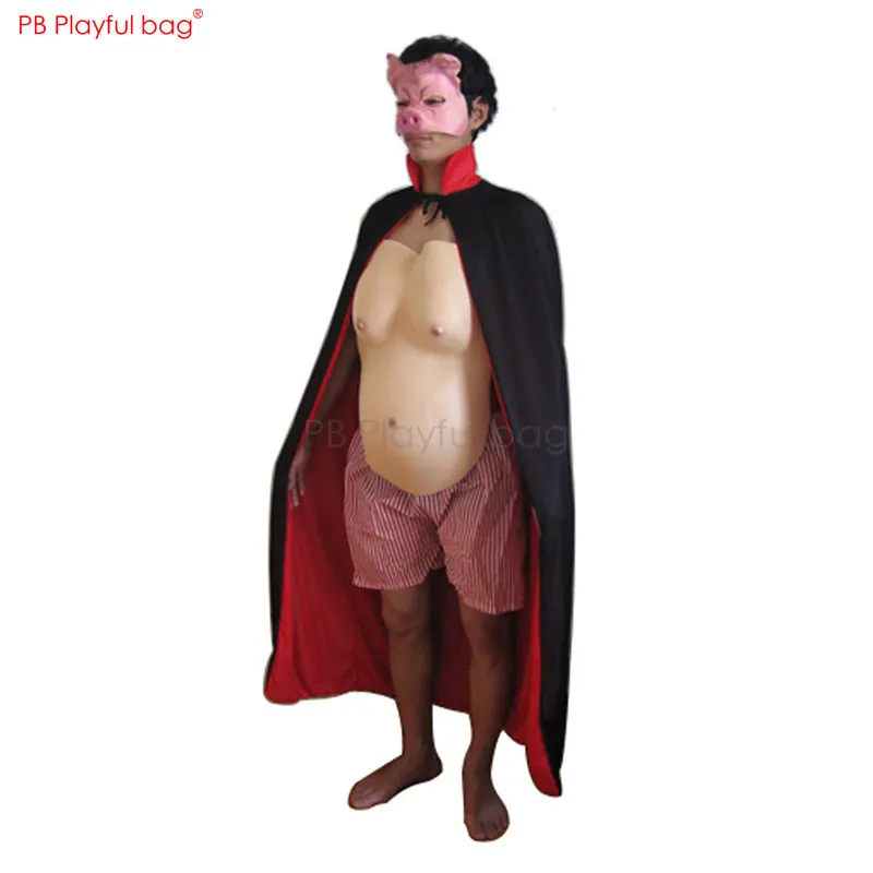 Забавная сумка новинка маска для головы поросенка забавная черная накидка