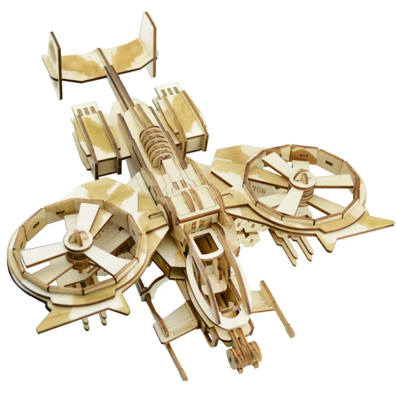 Деревянная сборная игрушка сделай сам деревянный трехмерный пазл модель