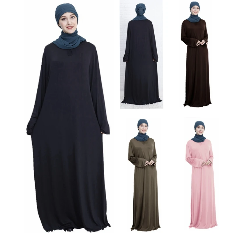 ИД Новинка джилбаба Абая длинные жен мусульманский женский хиджаб платье