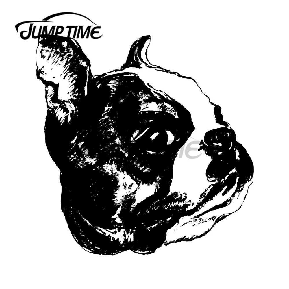 JumpTime 13x10 8 см для стеклянный кувшин Бостон терьер автомобильные