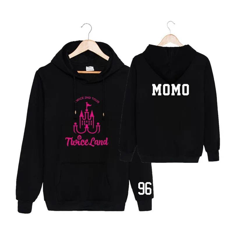 KPOP Корейская мода дважды 2 й Тур концерт хлопковые толстовки пуловеры с капюшоном