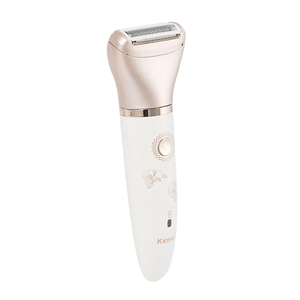

KM-1632 Portable Electric Hair Removal Device USB Charging Lady Shaver 2 In 1 Dry And Wet Painless Shaver