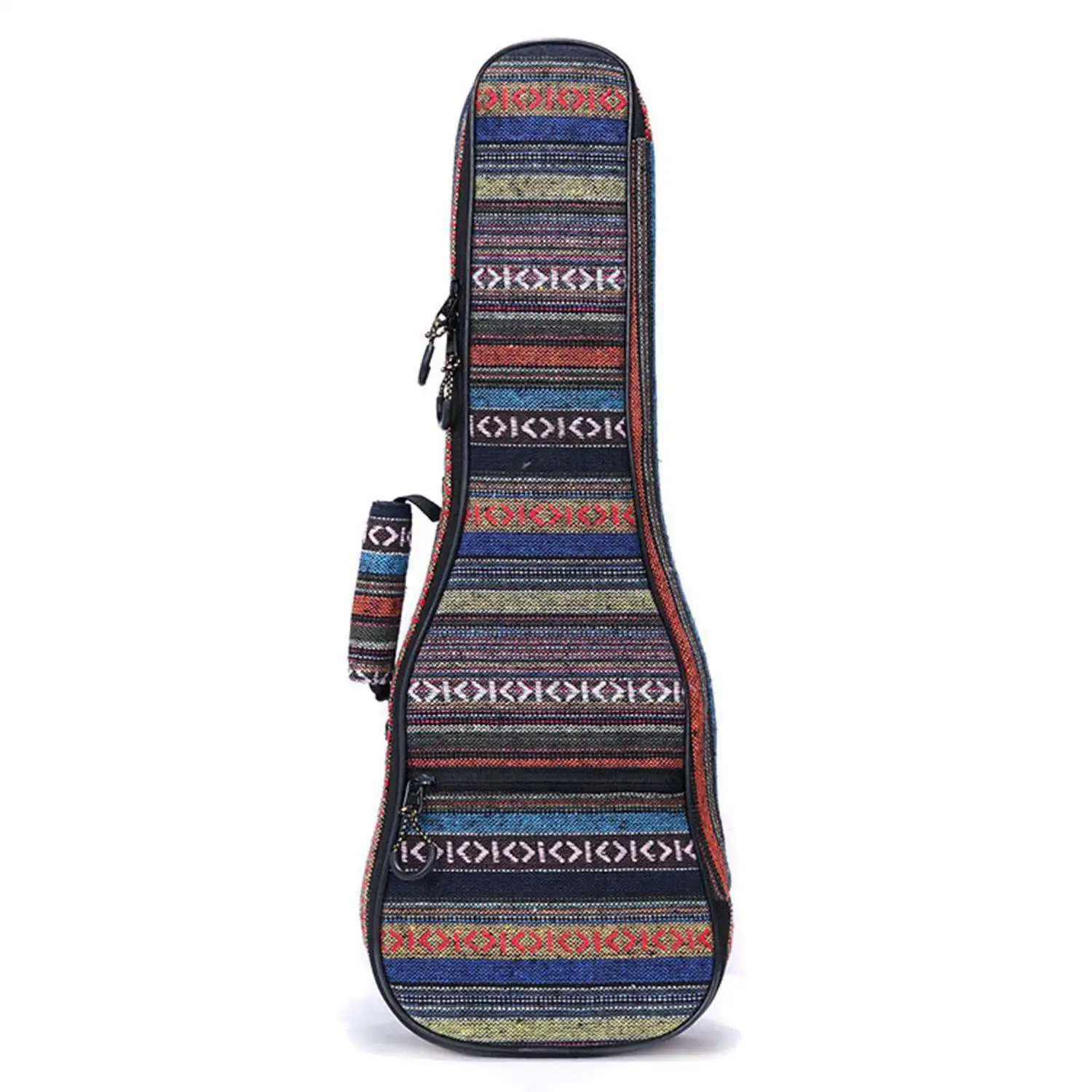Padded Cotton Folk Portable Bass Guitar Bag Ukulele Case Box Cover Backpack with Double Strap | Спорт и развлечения