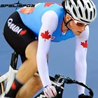 Велосипедный костюм для мужчин, унисекс, олимпийский чемпион Канады