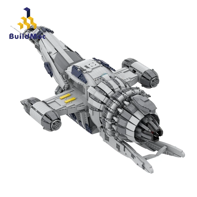 BuildMoc City Space Station MOC Sci Fi ТВ серия Firefly Serenity Malcolm космический корабль с челноками