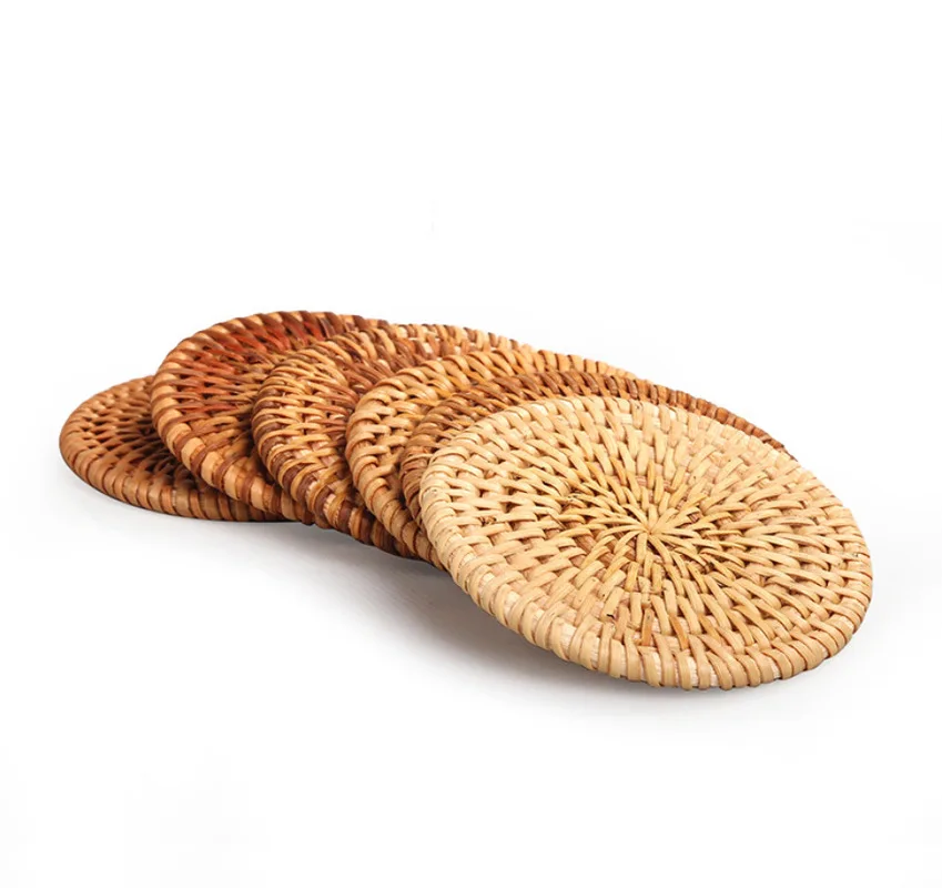Вьетнамская подставка из ротанга подставки для столовых приборов кухонные