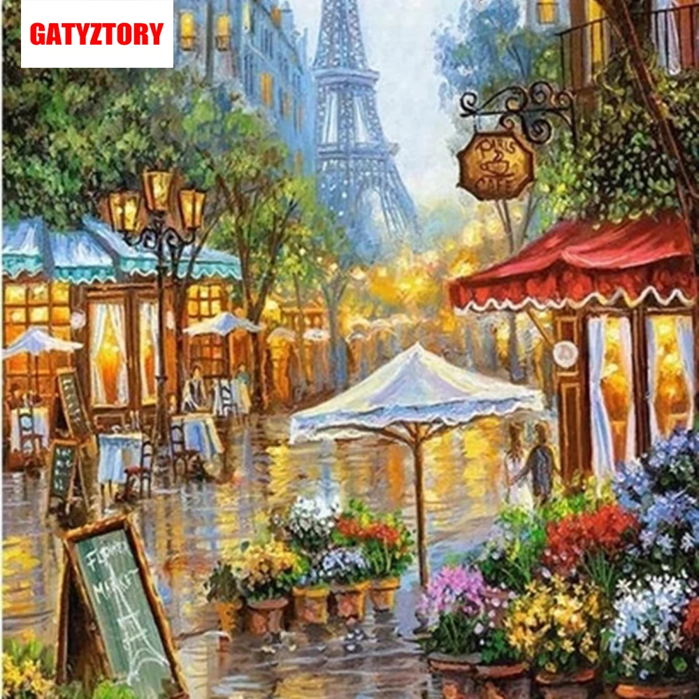 GATYZTORY 3D Алмазная картина полностью квадратная дрель сделай сам домашний декор