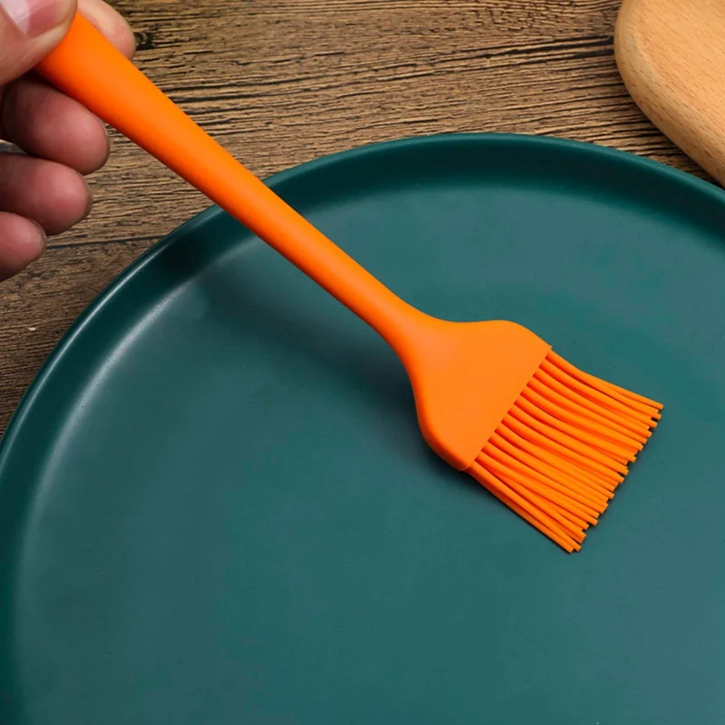 

Silicone Baking Oil Brush Liquid Oil Cake Brush Pastry Cream Bread Jam Brush BBQ Utensil Seasoning Basting Brushes Grill Brush