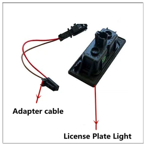Factory direct sales for Volkswagen Sagitar Audi A3 A4 A5 A6 Q3 Q5 Q5L rear license plate lamp LED license plate lighting