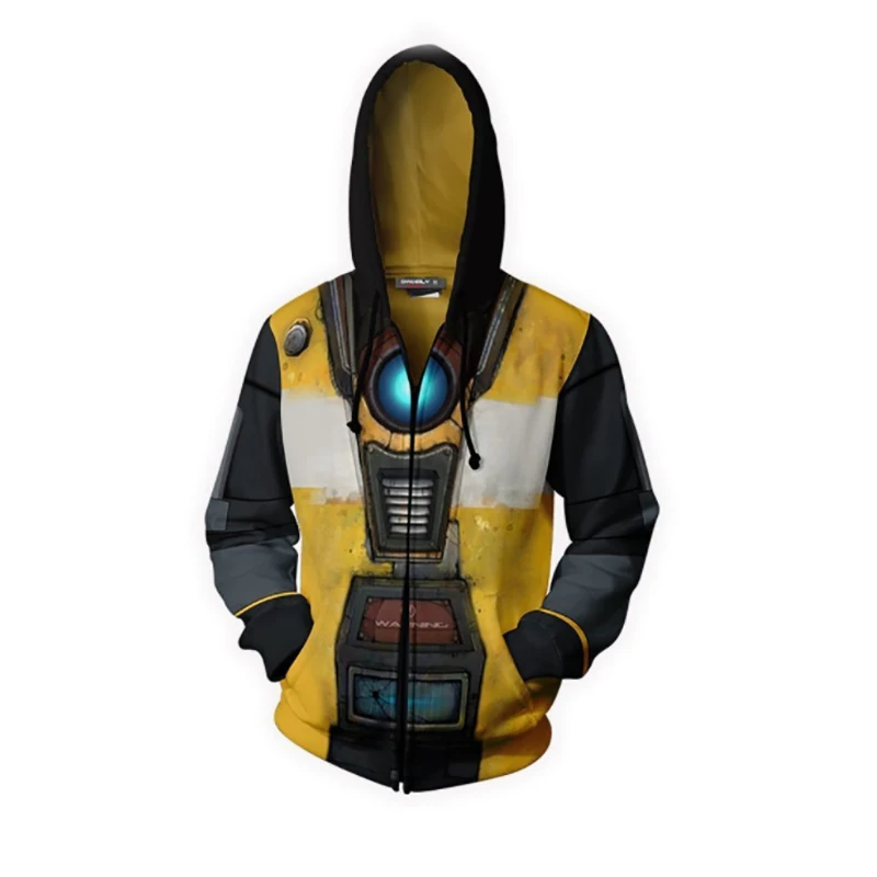 Для мужчин модные Игра Borderlands 3 Косплэй толстовки Хэллоуин вечерние костюмы 3D унисекс толстовк на молнии с капюшоном