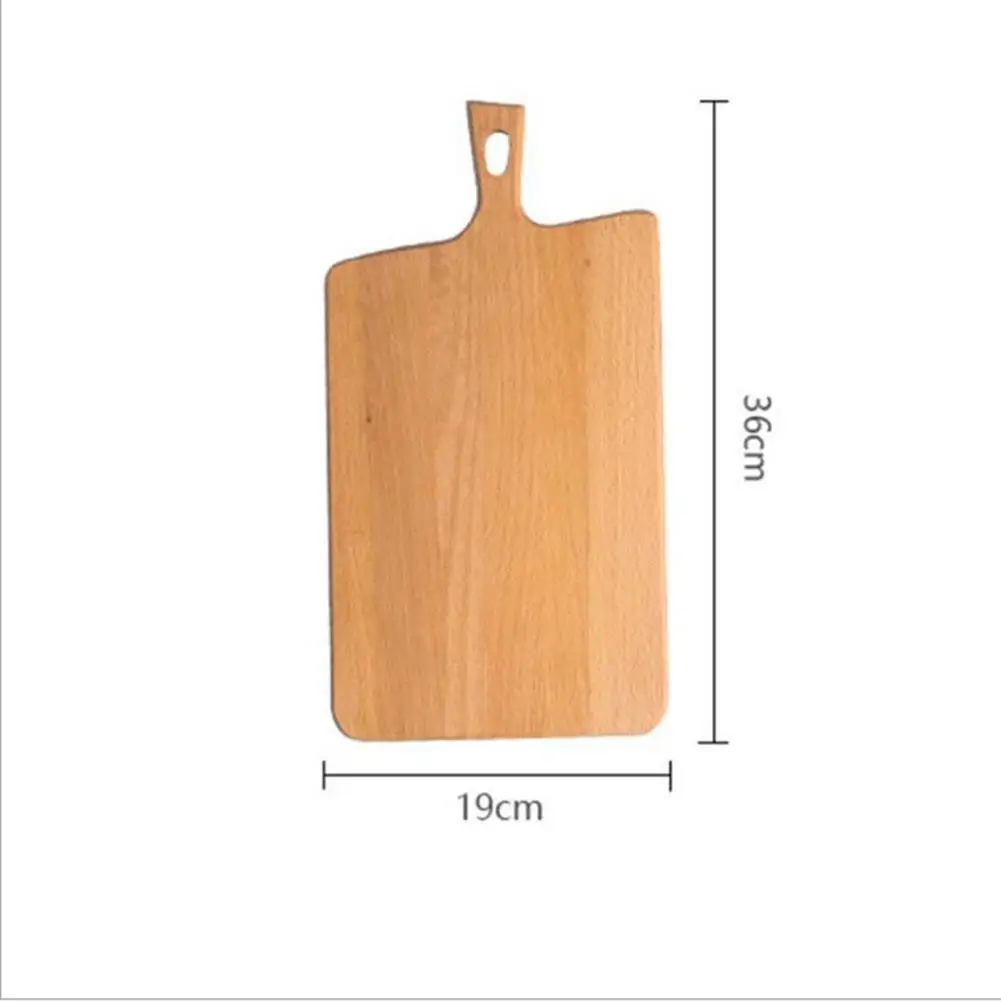 Деревянная разделочная доска из цельного дерева макетная для пиццы фруктовый