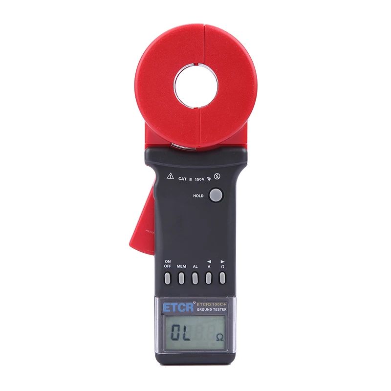 

ETCR2100C+ Digital Clamp Ground Earth Resistance Tester Leakage Current Measure 0.00mA to 20.0A