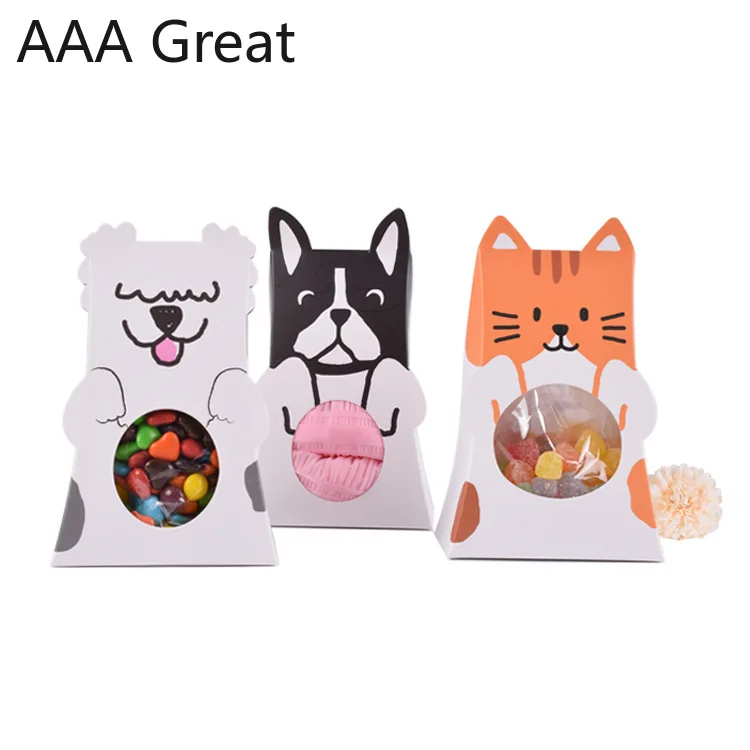 

50Pcs/Lot Paper Gift Boxes Birthday Party Decoration Candy Paper Box Wedding Baby Cartoon Packaging Christmas Hollywood Present