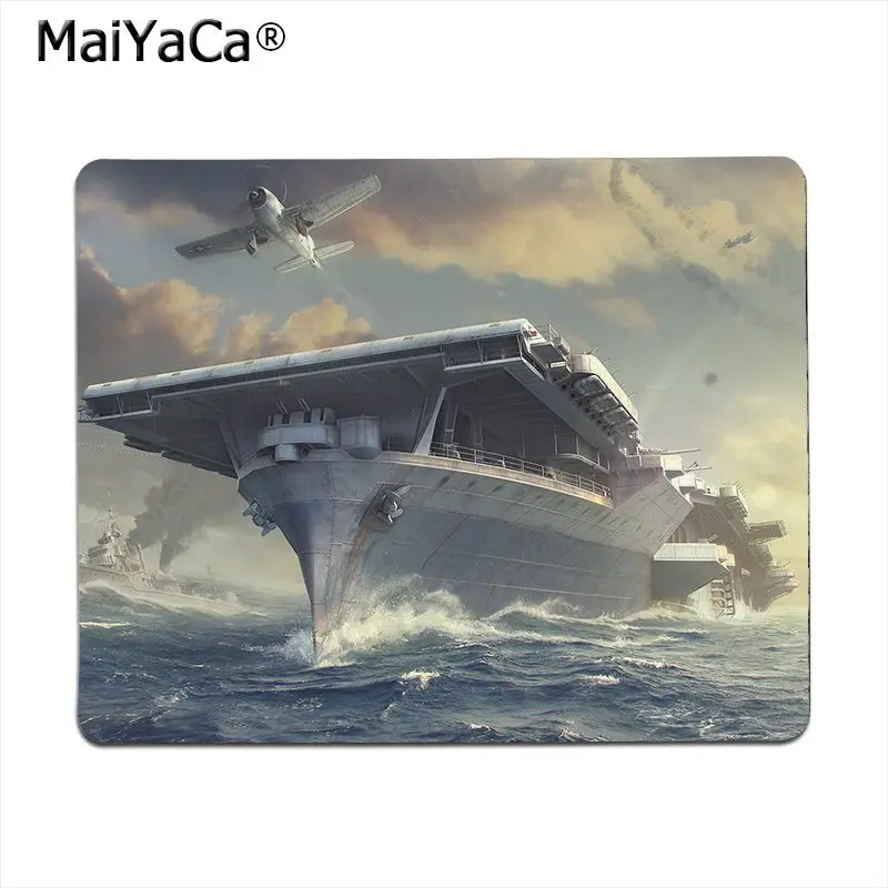 Коврик для мыши Maiya с изображением World of warship дизайн игровой узором бесплатная