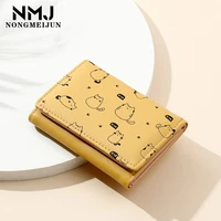 cat wallets for women fashion cute cartoons luxury womens small wallet leather short card hold package female wallet coin purse