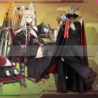 Game Azur Lane Bismarck Cosplay Costume Anime Halloween Carnival Costumes Black H