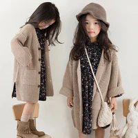 new autumn baby tops brand girls sweaters kids outerwear children cardigan toddler single breasted coat baby girl clothes
