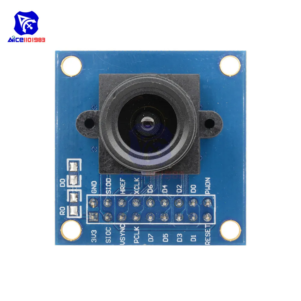 Diymore OV7670 300KP модуль камеры поддерживает VGA CIF 640X480 Автоматическое Управление экспозицией дисплей совместимый интерфейс IEC для Arduino