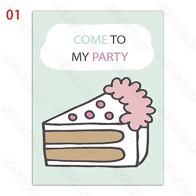 

Cake Drink Cartoon Poster Nordic Style Waterproof Ink Canvas Canvas Print Painting Modern Living Room Bedroom Decoration