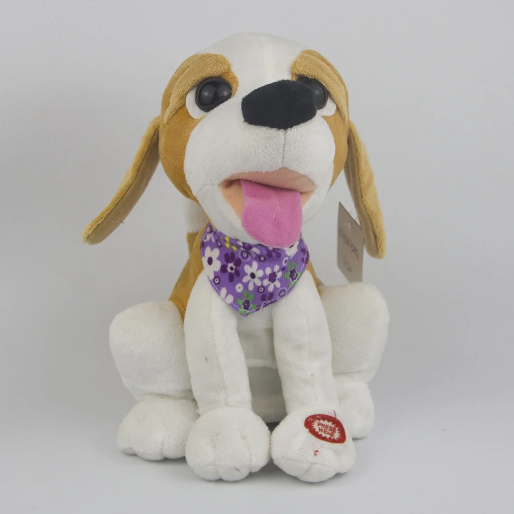 Электрические плюшевые игрушки креативная кукла собака лабрадор забавные