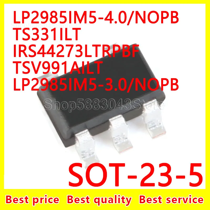 

(10 шт.) 100% Новинка оригинальная фотография/NOPB TS331ILT IRS44273LTRPBF TSV991AILT фотография/NOPB SOT-23-5 фотография
