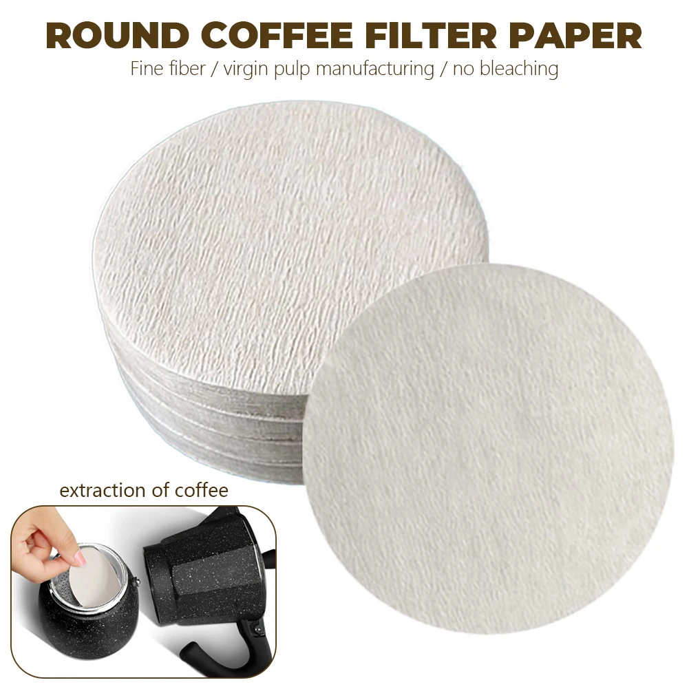 

200Pc Per Pack Replacement Professional Filters Paper For Coffee Cup Filter Paper Espresso Mocha Pot Strainer Sheet Kitchen Tool