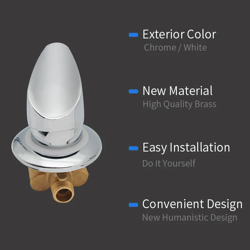 Смеситель для душа из латуни 1 ходовой кран G1/2 &quotСмеситель холодной и горячей