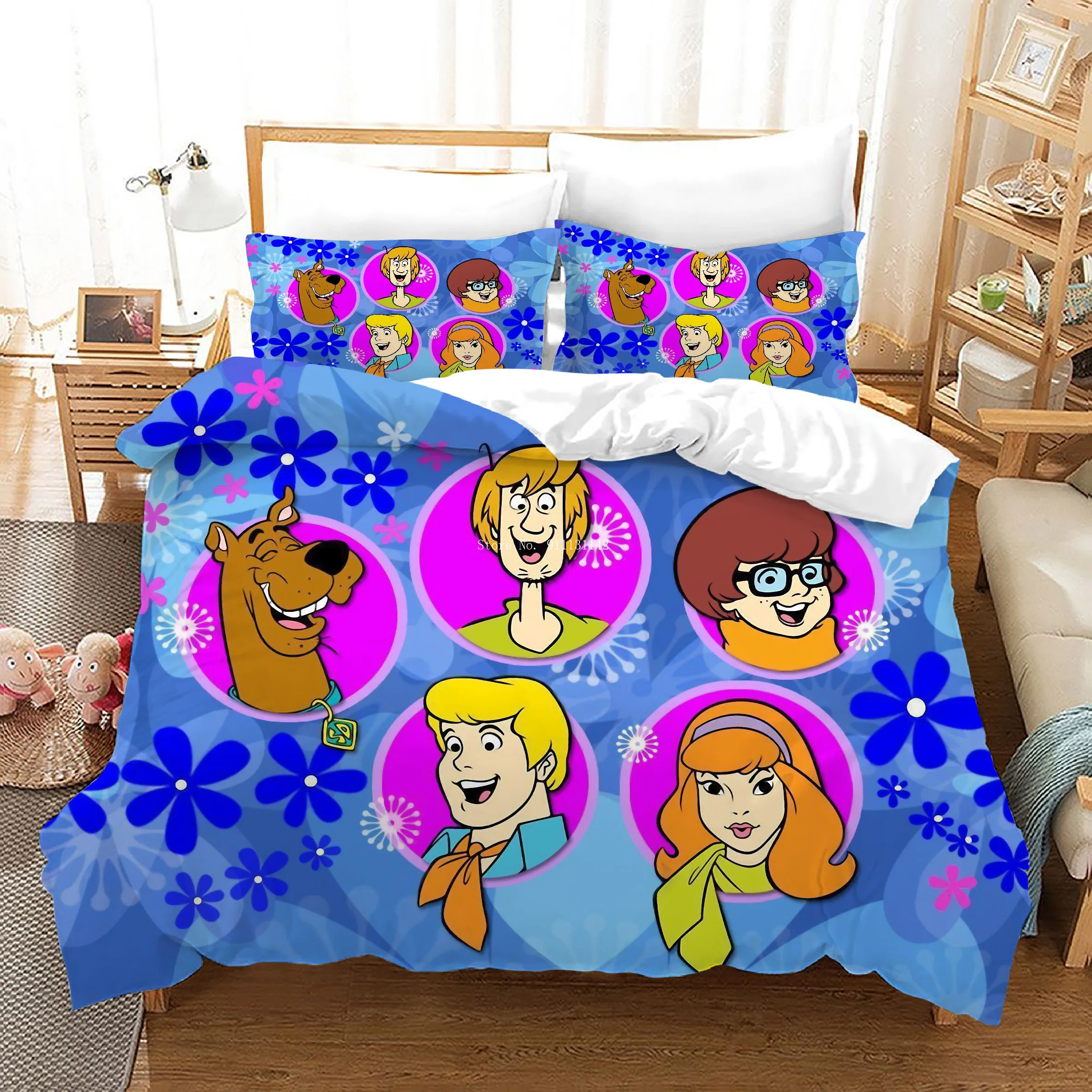 Комплект постельного белья Scoob с принтом Deluxe для всей семьи детской спальни