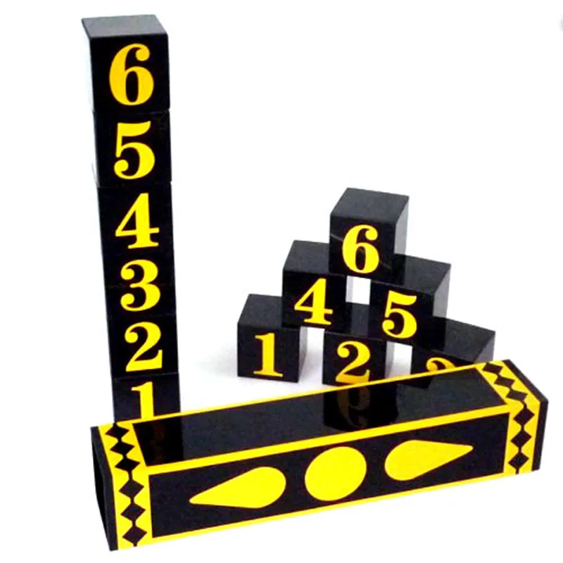 Бесплатная (версия из ПВХ) волшебный трюк Кубы аксессуары реквизит для