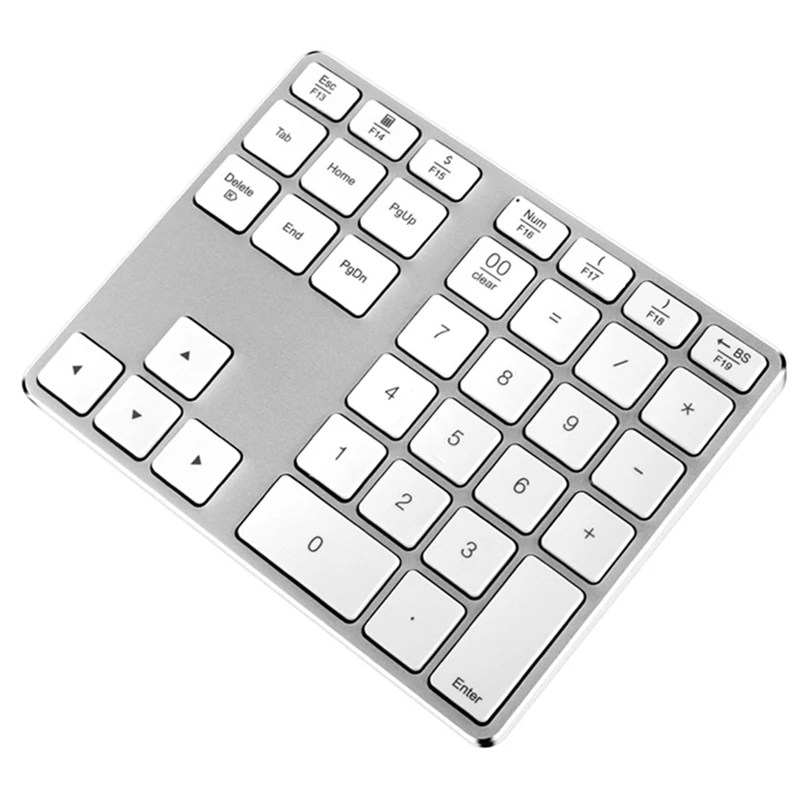 

Wireless Portable Numeric Keypad 34-Key Keypad MC-308BT with Multiple Shortcut Keys for PC