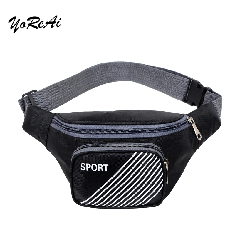 Мужская поясная сумка с защитой от кражи для телефона уличные модные нагрудные