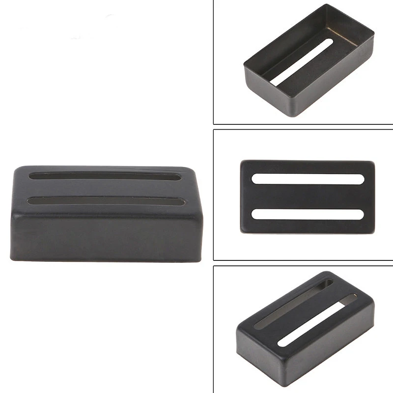 Guitar Pickup Cover Accessories 1Pc Durable Two-Line Humbucker For Electric Guitars Parts Black | Музыкальные инструменты