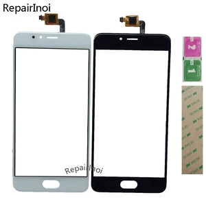 10pcs 5 2 mobile touch screen for meizu m5s digitizer panel touch screen panel for meilan 5s sensor lens phone parts 3m glue free global shipping
