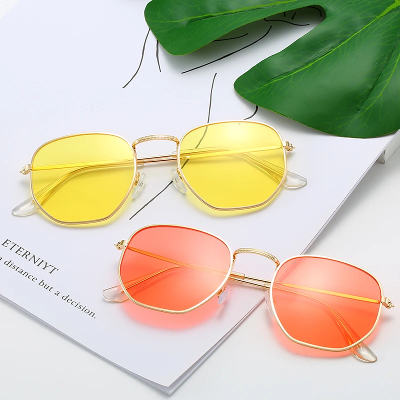 

Square Metal Sunglasses for Women Outdoor Tourism Driving Men Sun Glasses Fashion Vintage Brand Desinger Sunglasses Gafas de sol