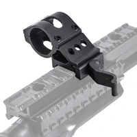 offset mount bracket 45 degree 20mm picatinnyweaver rail 25 4mm 1 30mm tube with qd quick release for flashlight scope