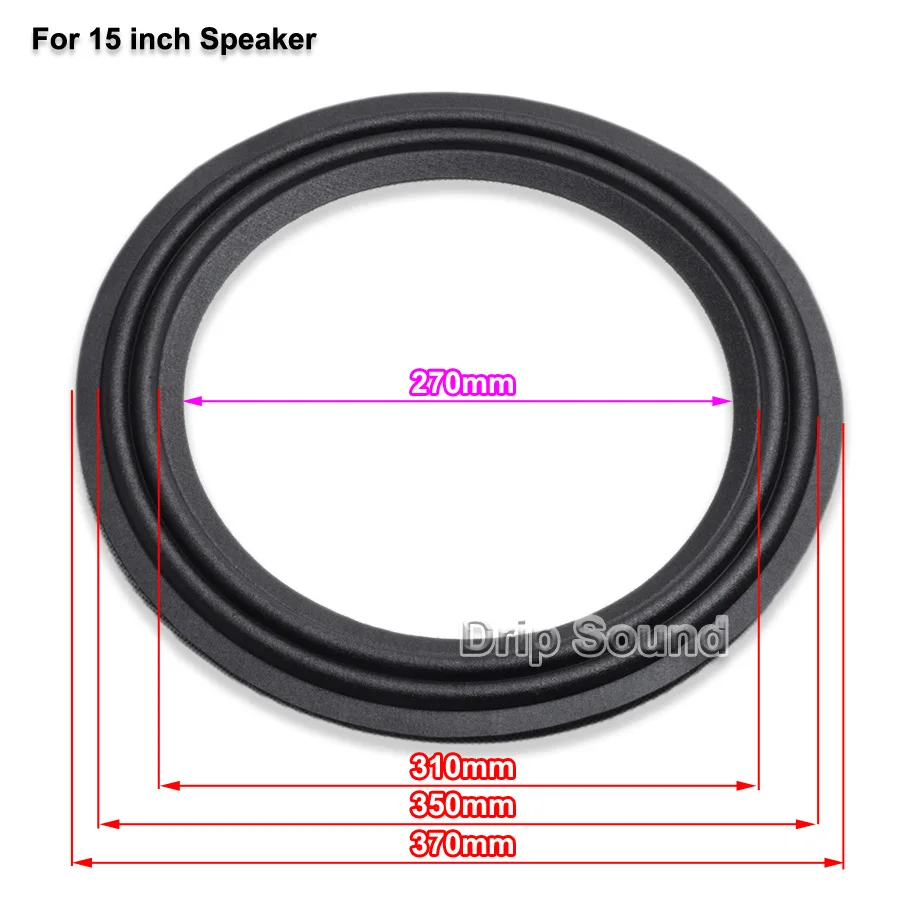 2 х кольцевой низкочастотный динамик с тканевыми краями сабвуфер объемным звуком