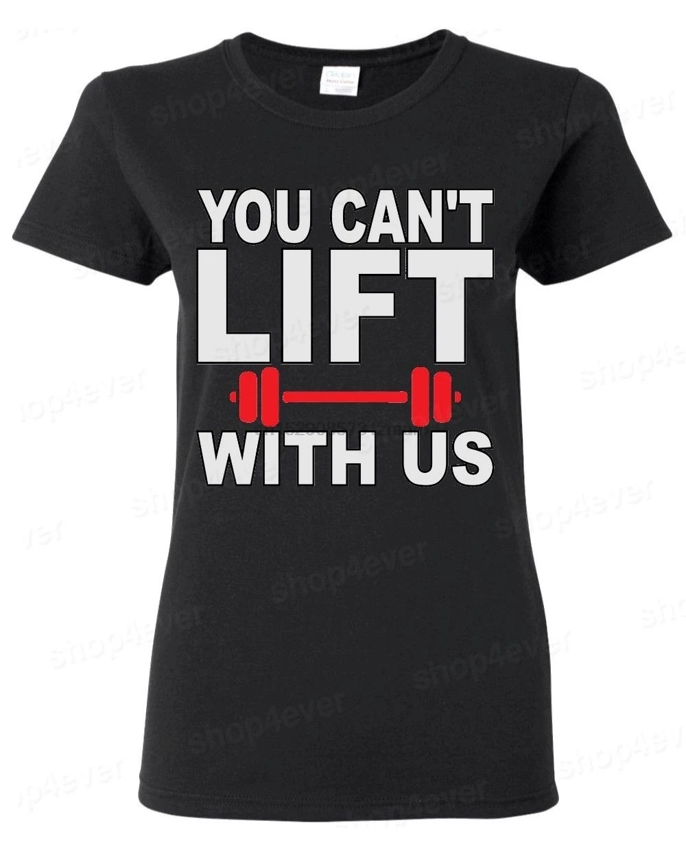 Забавная Женская футболка для тренировок с надписью You Cant LIFT тренировочная Gymer