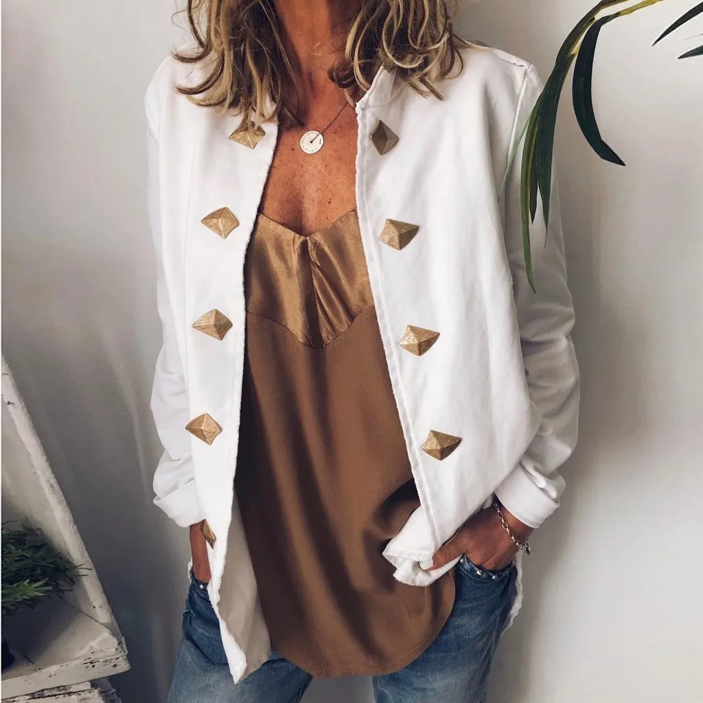 Модная женская зимняя теплая винтажная верхняя одежда форменная куртка с