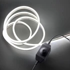 Диммер 12 В, светодиодный неоновый светильник, водонепроницаемая лента для украшения дома, ночной Светильник s настенное зеркало для спальни, подсветка, лампа для кухонного шкафа