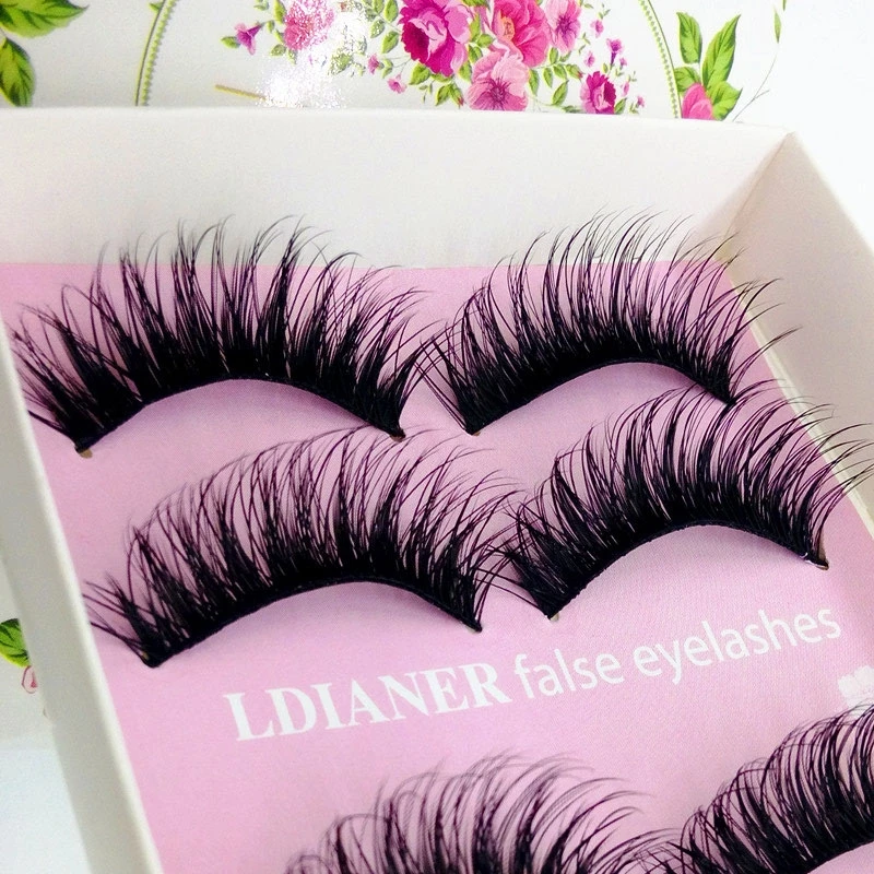 5 пар женские накладные ресницы для наращивания|eyelash blue|eyelash glueeyelash bug |