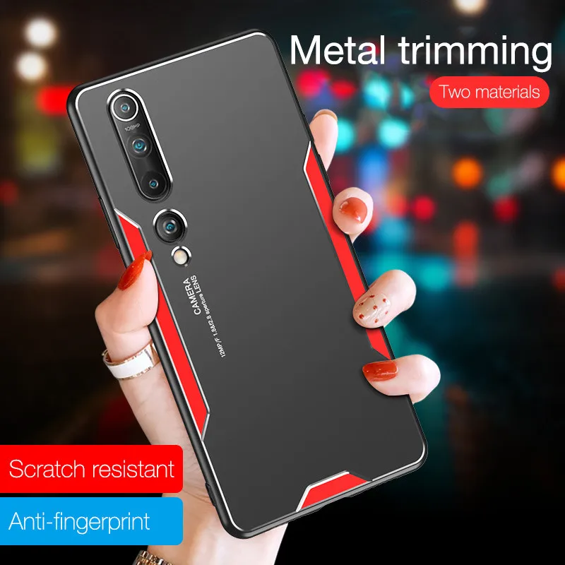 Роскошный Алюминиевый металлический чехол etui для телефона Xiaomi mi 8 9 10 mi8 mi9 mi10 Redmi 8A