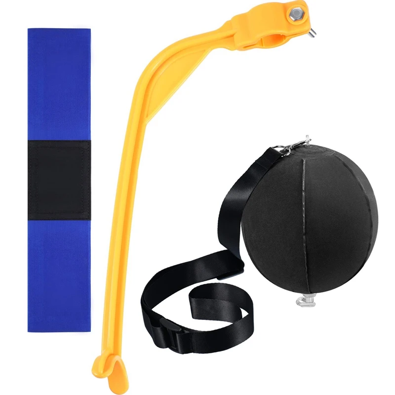 

3 Pieces Golf Training Aids Swing Trainer Assist Set Include Golf Impact Ball Swing Trainer and Golf Swing Band
