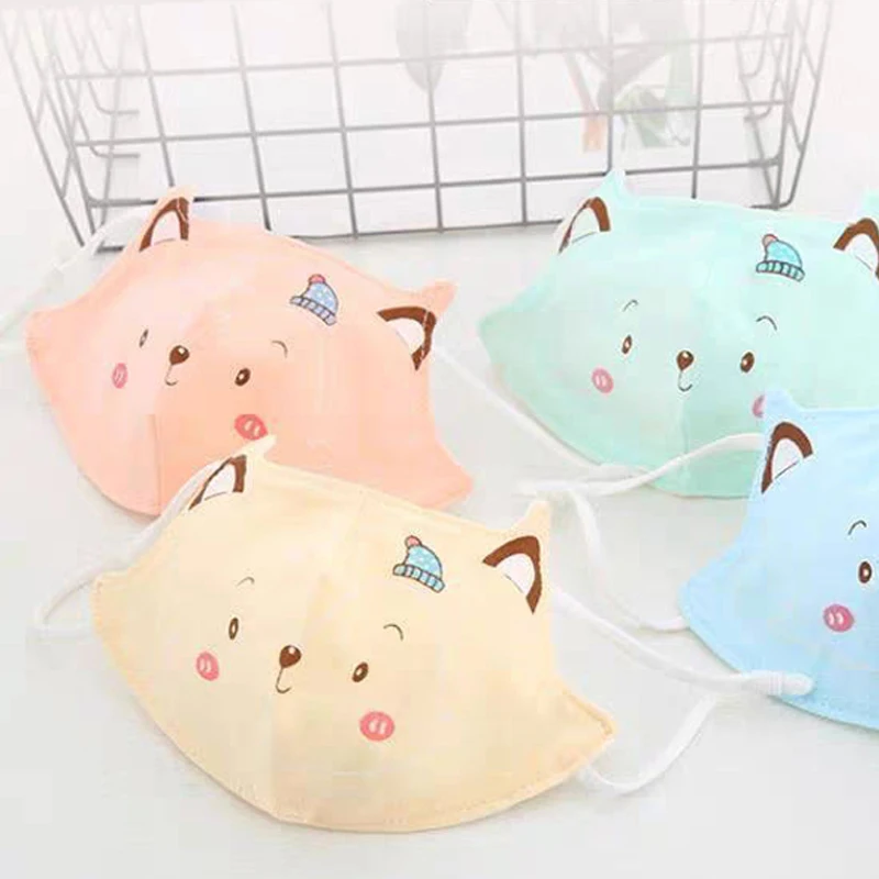 Защитная маска для лица Foux детей моющаяся многоразовая регулируемая с милым