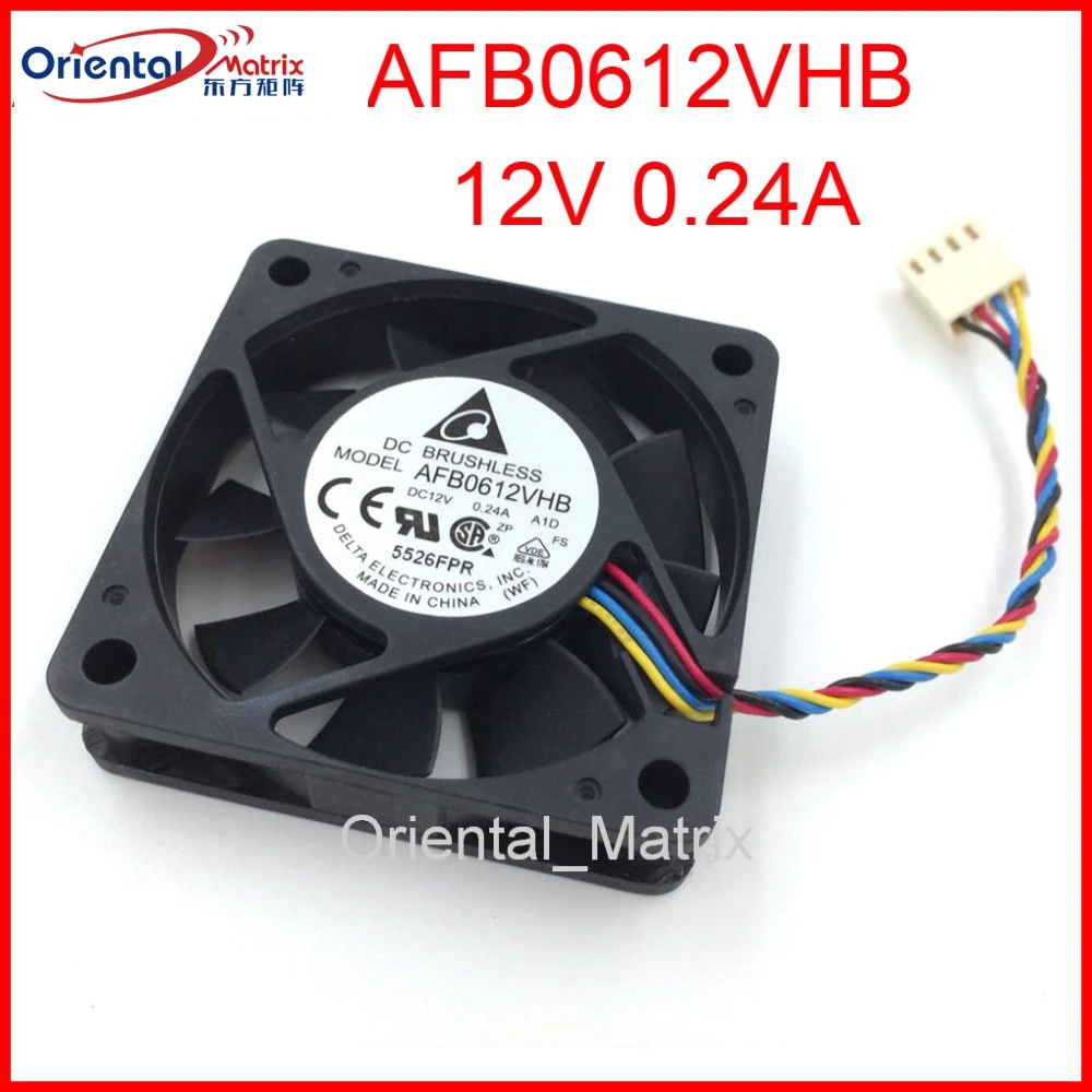 Бесплатная доставка вентилятор охлаждения AFB0612VHB 6015 DC12V 0.24A|cooling fan|cooler fanfan cooling |