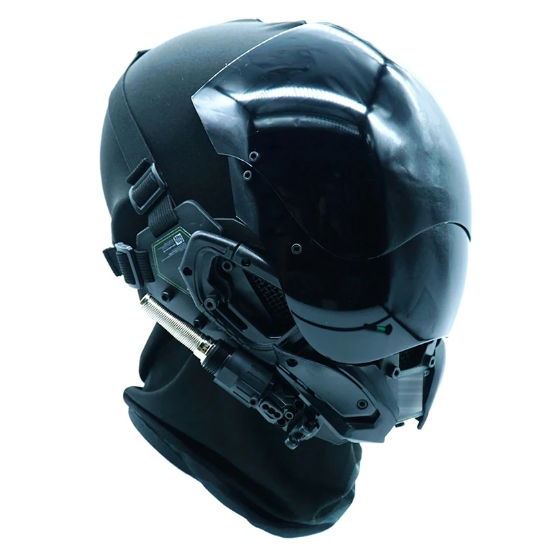 

Черная самодельная Механическая маска двигатель COOLPLAY футуристические дистопийские киберпанковские маски косплей Хэллоуин FS ручная работ...