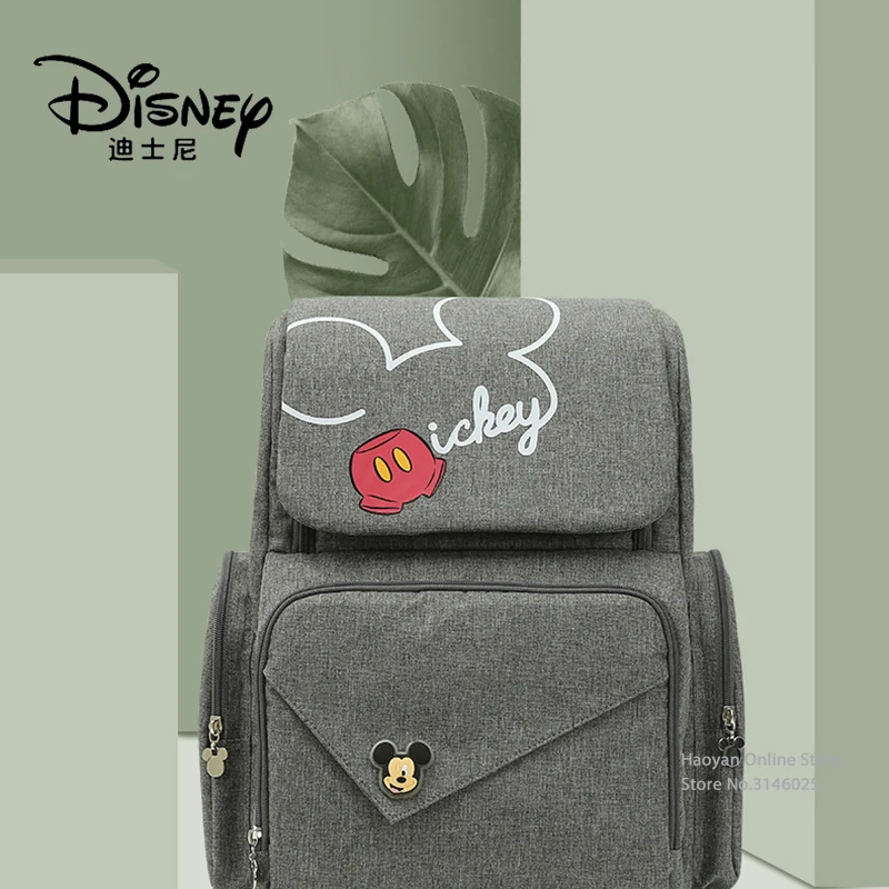 

Новая женская сумка с изображением Микки Мауса Disney, многофункциональная сумка для мамы и ребенка, рюкзак, сумка для мамы большой емкости, Де...