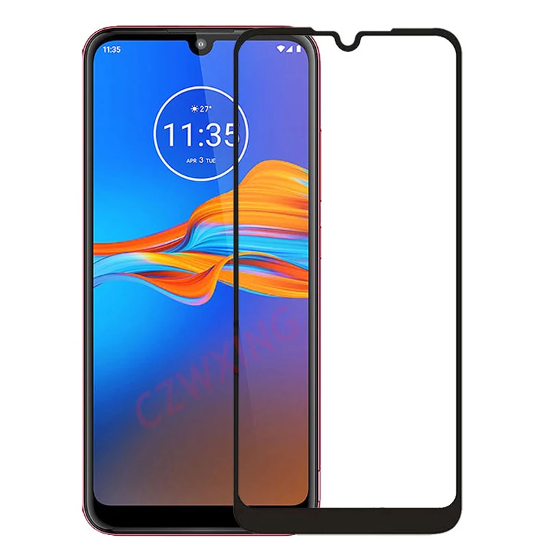 Закаленное 3D стекло для Motorola Moto E6 Plus полноэкранная Защитная пленка экрана E6S |