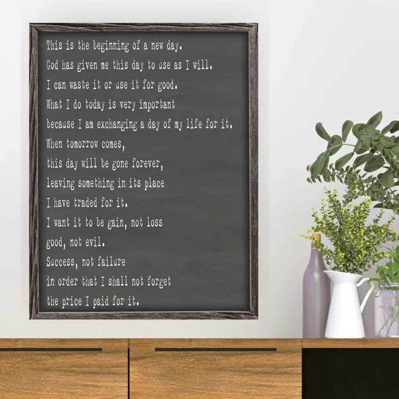 

Retro Family Rules Words Poster Prints For Living Room This Is The Beginning Of A New Day Quotes Canvas Painting Wall Art Decor