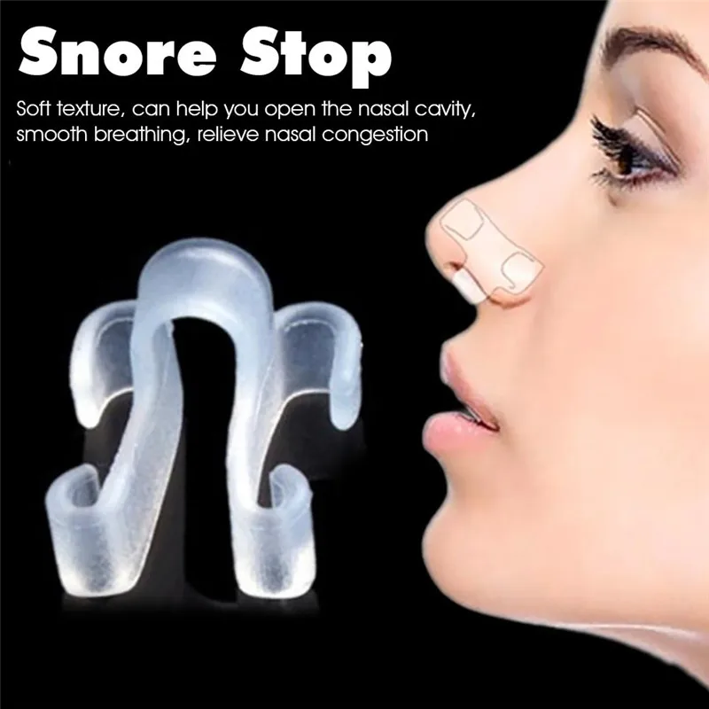 Sleeping Aid Healthy Care Anti-Snoring Device Snore stop Apnea Nose Breathe Clip Stop | Красота и здоровье